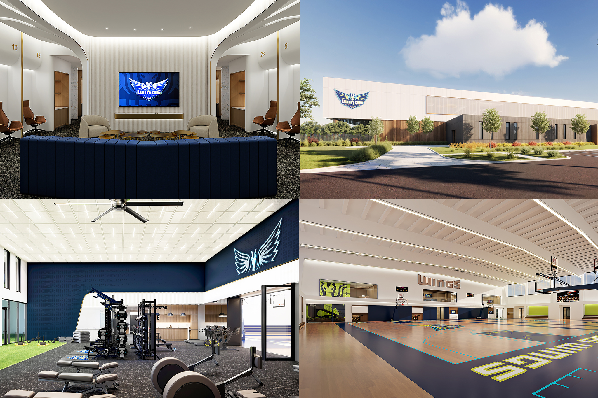 Wings, City of Dallas Hold Practice Facility Groundbreaking Ceremony